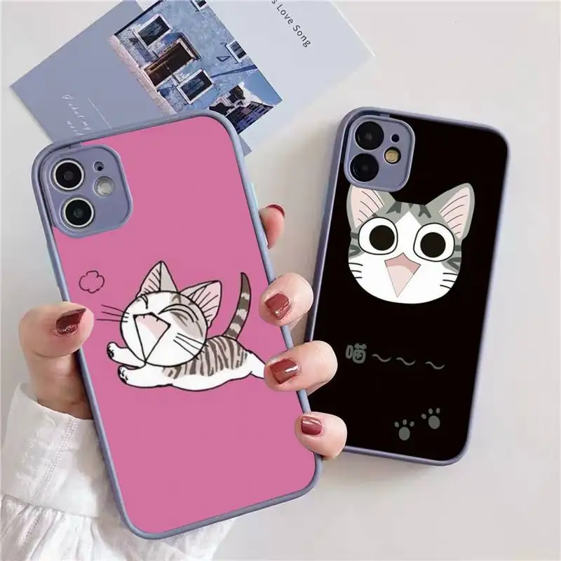 

Chi's Sweet Home Cat Anime Phone Case For iphone 13 12 11 xr xs x 7 8 pro max Light gray Soft TPU Silicone Clear Case Cover