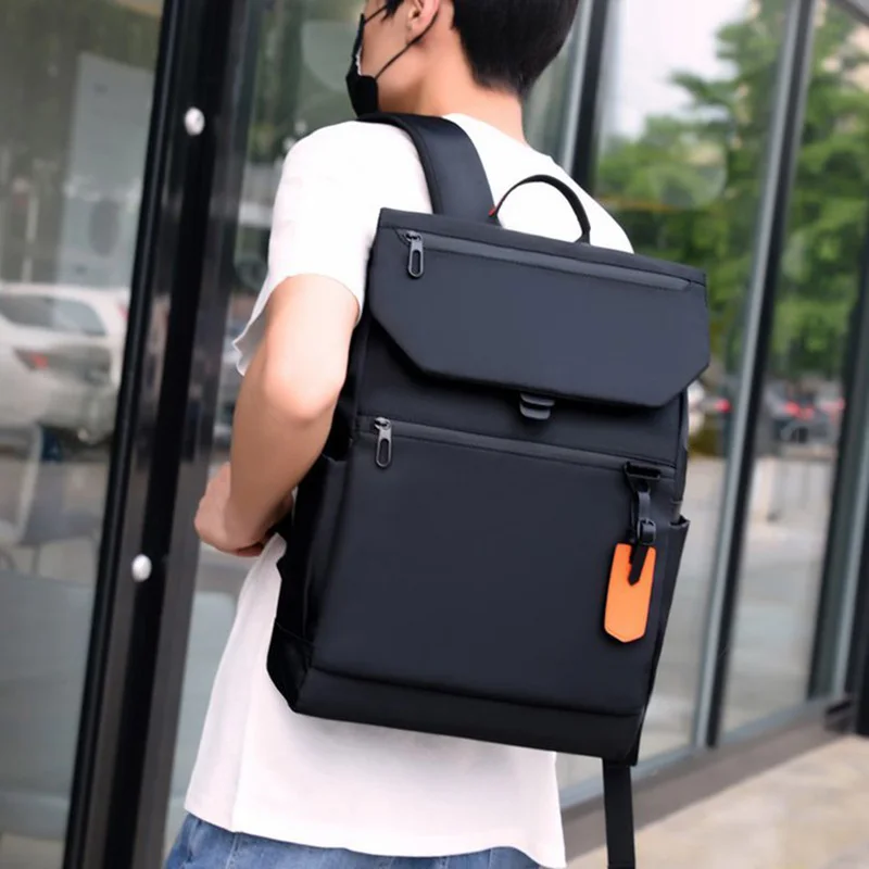 

New Arrive 2021 Men's Fashion Backpack Hjgh Quality Oxford Laptop Backpack Casual Travel Bags Male Busines Bags Black Rucksacks