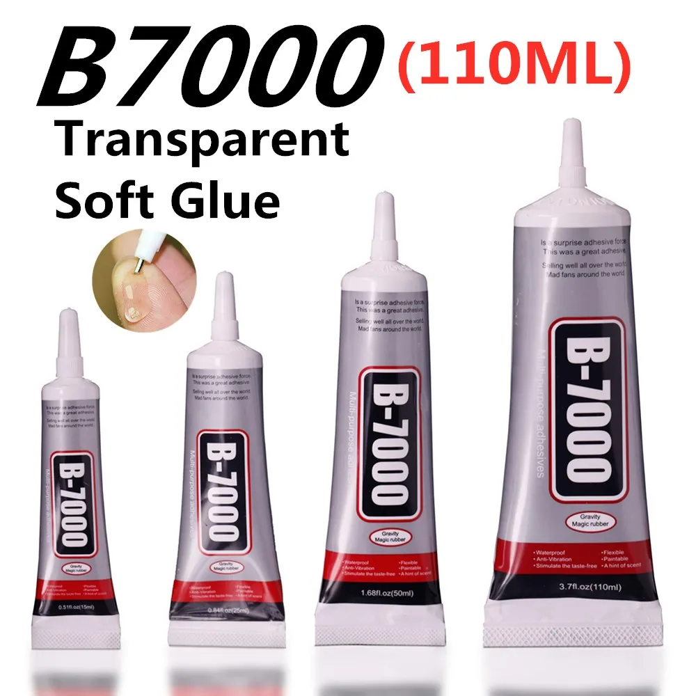 110ml B7000 Glue Mobile Phone screen Superglue B-7000 Adhesive Telephone Glass Glue Repair Point Diamond Jewelry DIY Glue