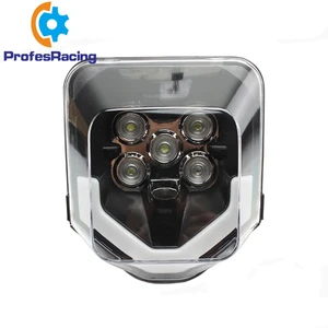 Motorcycle Head Light Lamp LED Headlight Headlamp Wick for Husqvarna TE FE TC FC 125 250 300 350 450 501 701 250i 300i