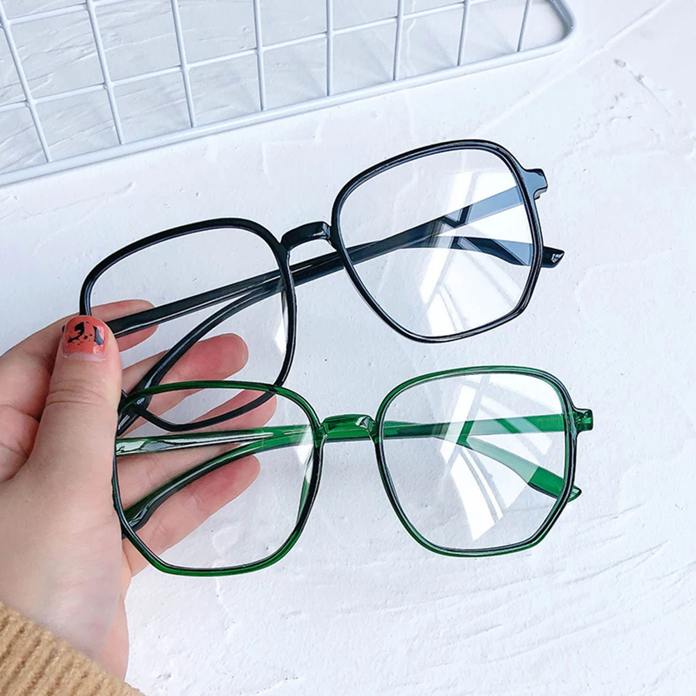 

Oversized Anti Blue Light Computer Eyewear Frame For Women&men Square Optical Spectacle Glasses Eyeglasses Frame Unisex