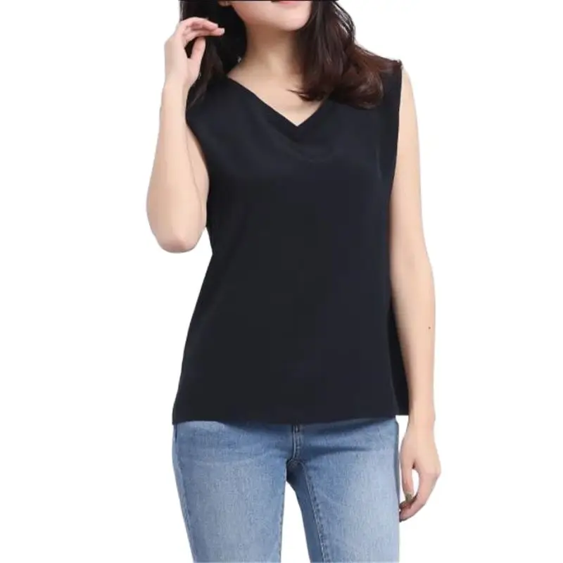 

Hot Sale 100% Silk Blouse Female Summer Hot Sale Hedging Silk Shirts Woman Shirt Tops Lady Seda Chemise Seda La Camisa Arriba