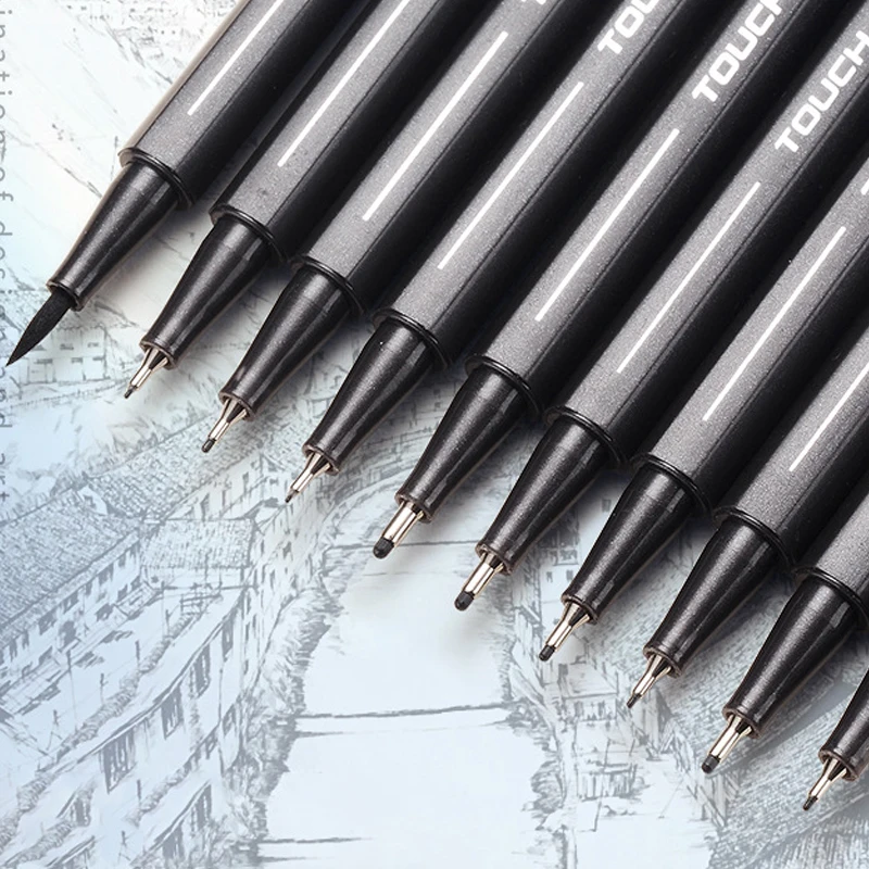 Цельнокроеное платье пигмент лайнер Pigma Micron чернила маркер для белой доски 0 05 1 2 3