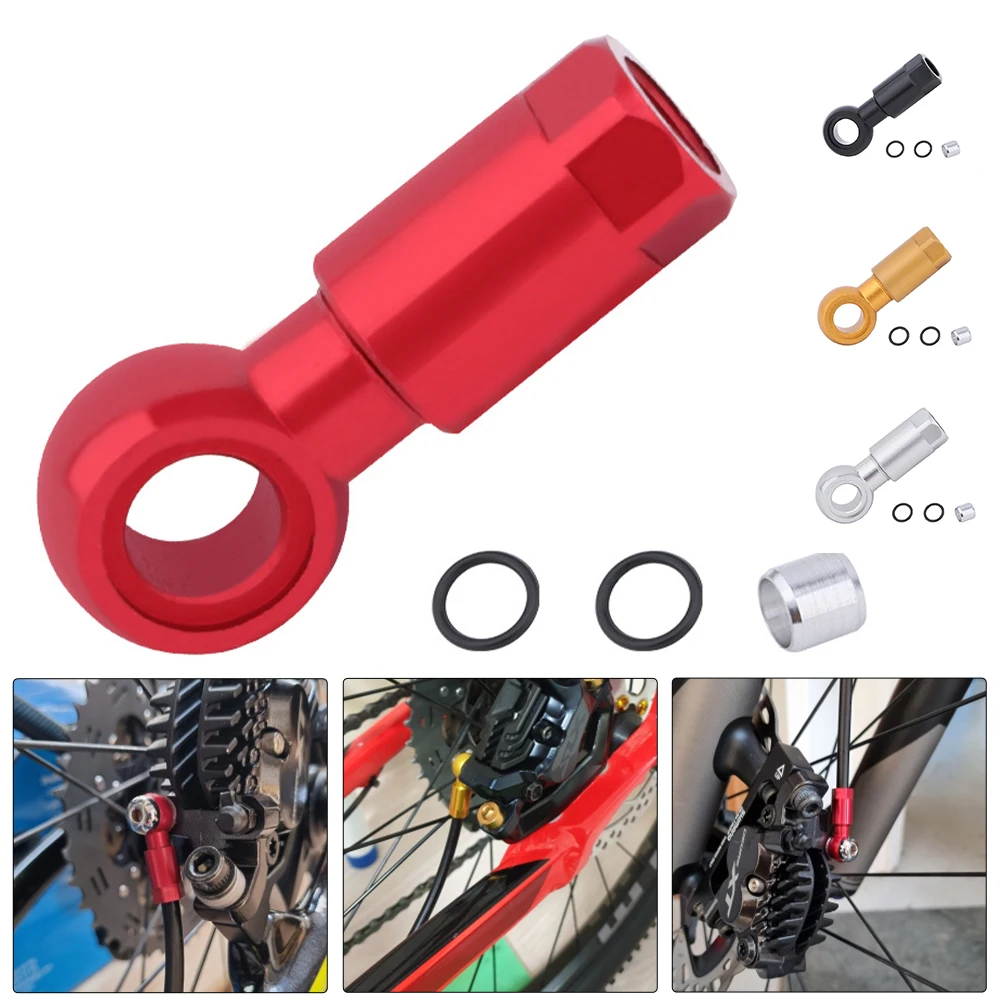 

Bike Tubing Connector Bicycle Oil Needle Olive Head Five-Wire Body Caliper for Shimano SLX /XT/ XTR/ BH-90 Tubing