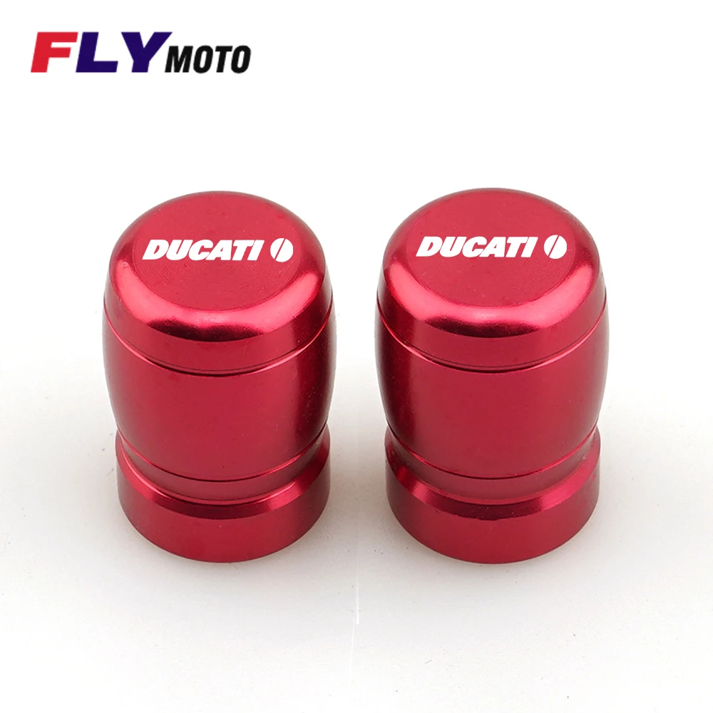 

CNC Aluminum Tyre Valve Air Port Cover Cap Motorcycle Accessories for Ducati All Year Universal Multistrada 950 1100 1260 1200