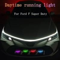 waterproof car led light strip for ford f super duty hood flexible decoration strip light decor lamp fit for most vehicles