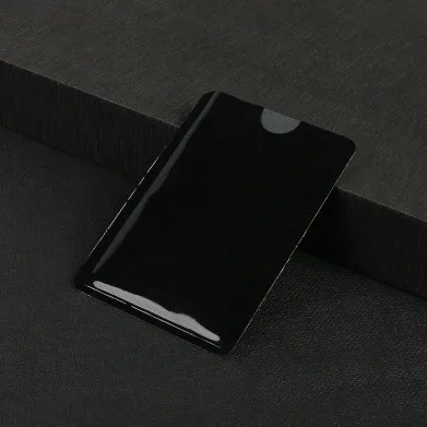 HJKL 6 шт. Rfid кошелек блокирующий замок держатель для банковских карт Id Чехол для банковских карт защита металлический кредитный NFC Держатель алюминий 6,3*9,1 см - Цвет: 6PCS K