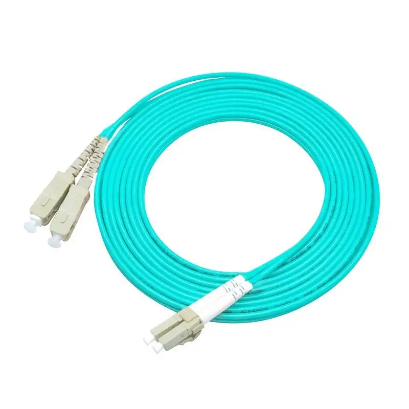SC/UPC-LC/UPC многомодовый OM3 волоконный кабель дуплексный волоконно-оптическая