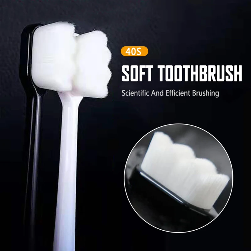 

Upgrade Version Of Million Toothbrush Ultra-fine Soft Fiber Toothbrush Environmentally Protect Oral Health Portable Toothbrush
