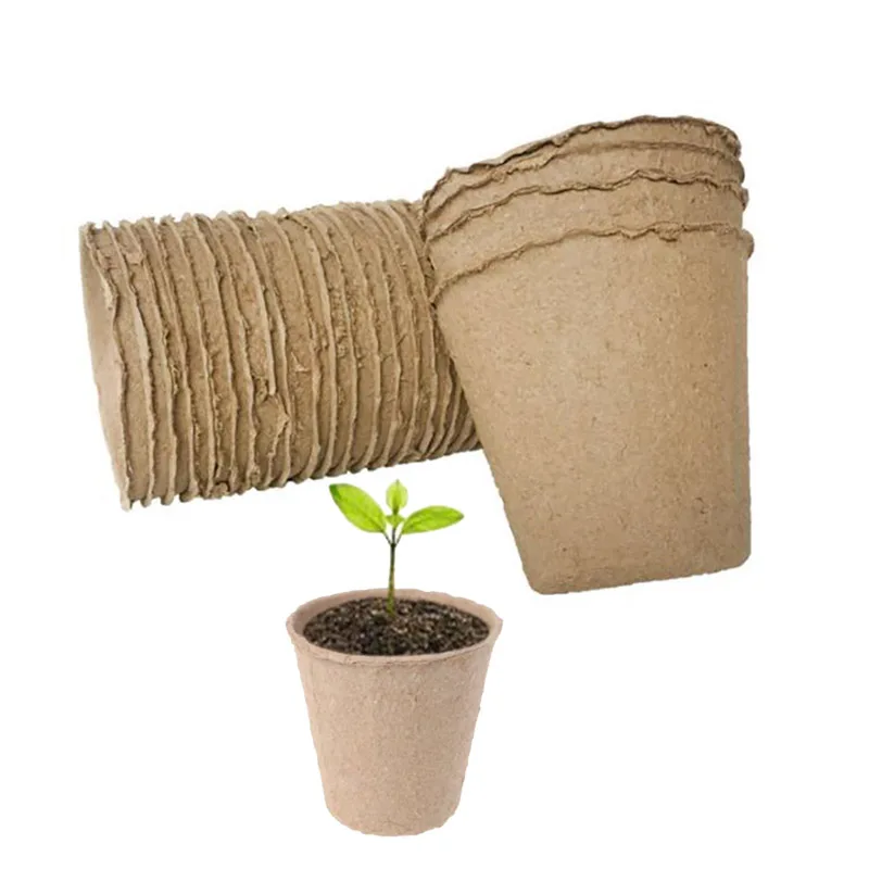 

Экологически чистый питомник, 6 см/8 см, бумажный горшок, набор для запуска растений, цветов, органические биоразлагаемые инструменты для дом...