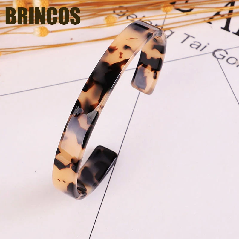 Ацетатный браслет 11 цветов модный минималистичный дизайн амулет женский tiffan