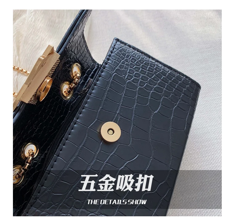 Женская сумка модная крокодиловая на плечо для женщин дизайнерские Брендовые