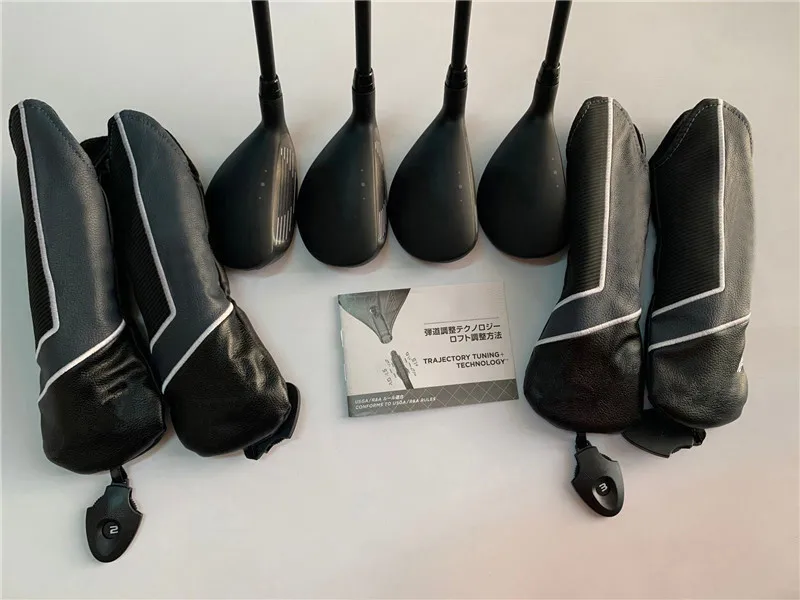 Гольф-клубы 3 шт. 425 деревянный набор 1x Драйвер + Fairway Wood Hybrid R/S/SR гибкий графитовый