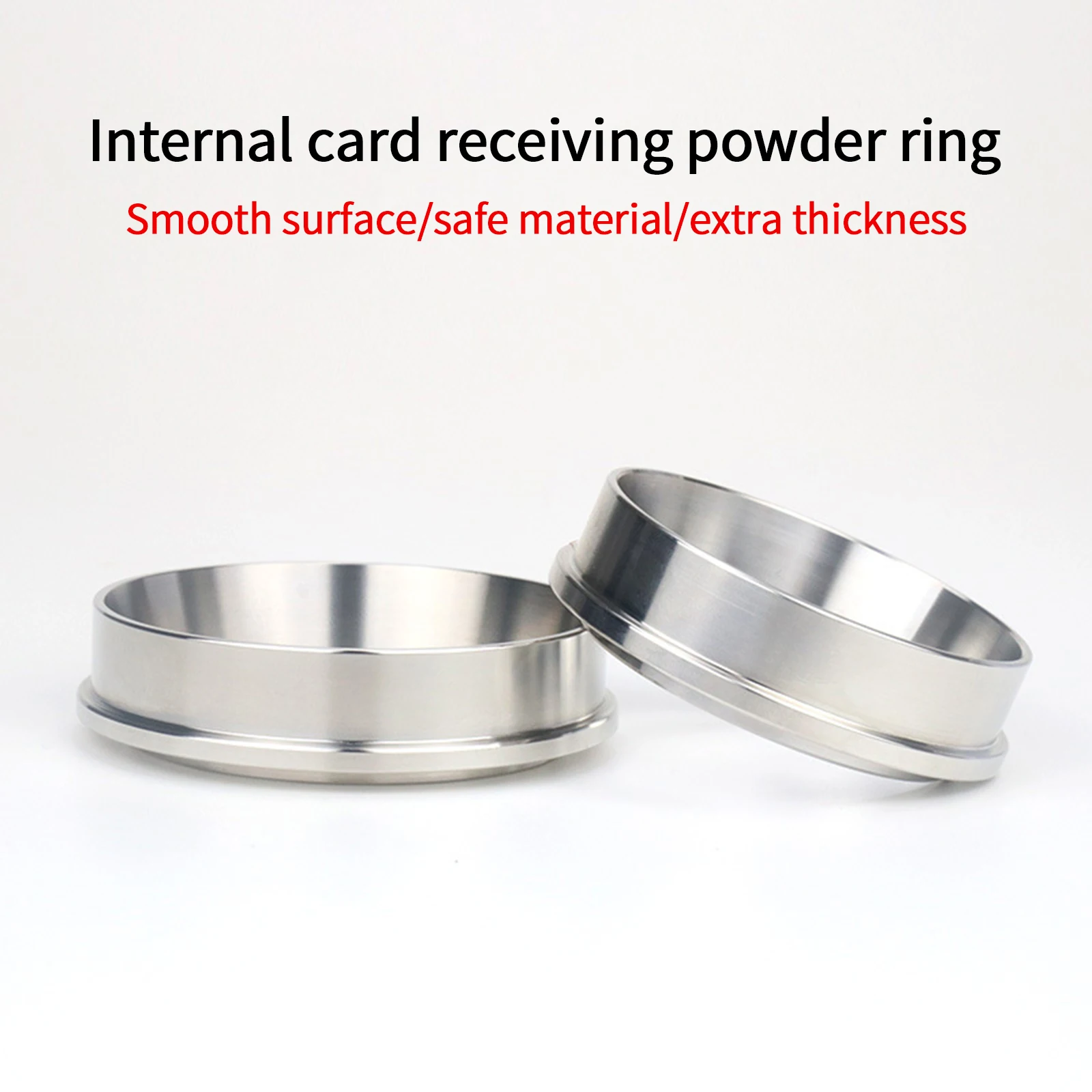 

Aluminum Intelligent Dosing Ring For Bowl Coffee Powder Espresso Barista Tool For 51/53/ 58mm Profilter Coffee Tamper