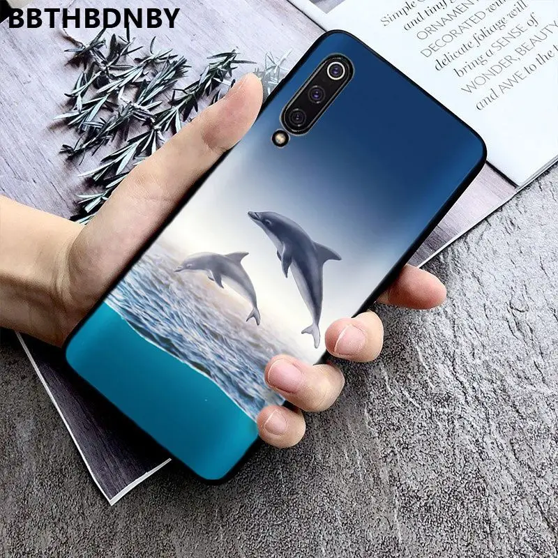 Phone Case Dolphin Novelty Fundas Cover for Xiaomi 8 9 se Redmi 6 6pro 6A 4X 7 note 5 | Мобильные телефоны и аксессуары