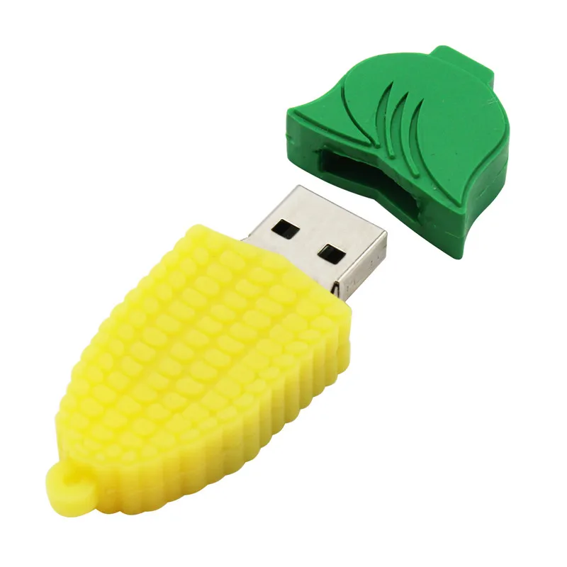 TEXT ME мультфильм еда кукурузная модель usb флэш-накопитель 2 0 4 ГБ 8 16 32 64 креативный