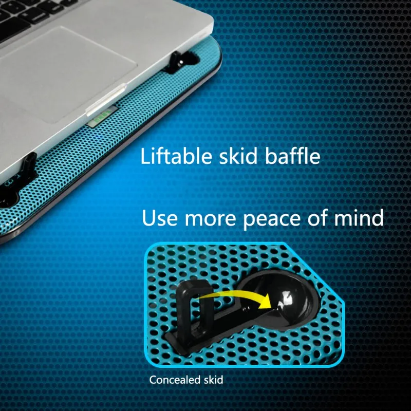 Охлаждающая подставка для ноутбука с usb питанием 2 вентилятора низким уровнем