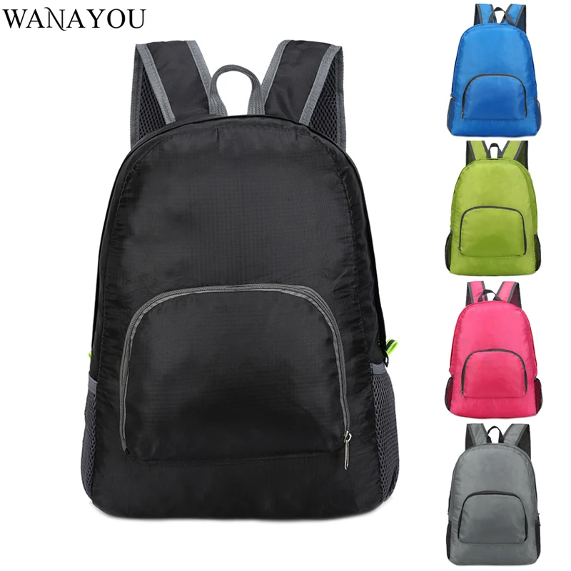 Женская и Мужская спортивная сумка ультра светильник складной рюкзак