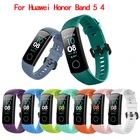 Спортивный силиконовый ремешок для Honor Band 4 5, сменный ремешок для браслета Huawei Honor band 5 4, аксессуары для смарт-часов