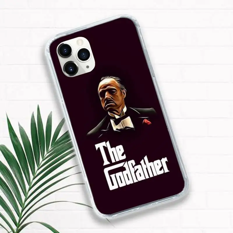 

The Godfather horror movie Phone Cases for iPhone 11 12 pro XS MAX 8 7 6 6S Plus X 5S SE 2020 XR Luxury brand shell funda coque