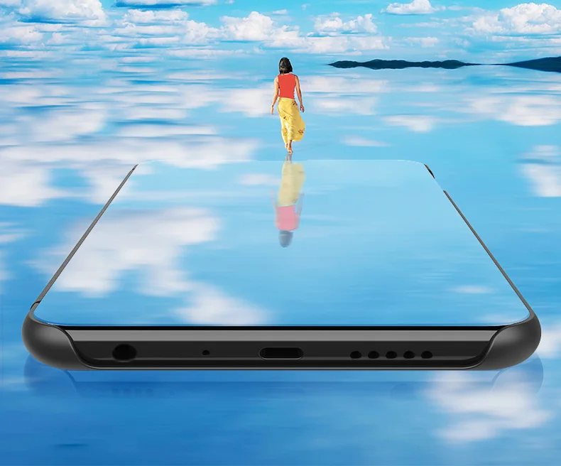 K50 флип-зеркальный корпус для LG K50 чехол умный магнетизм прозрачный чехол-подставка с окошками задняя крышка для телефона чехол для LG K 50 50k чехол Coque