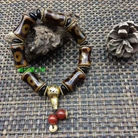 dzi bead natural stone bracelet bracelet sky eye pure cinnabar