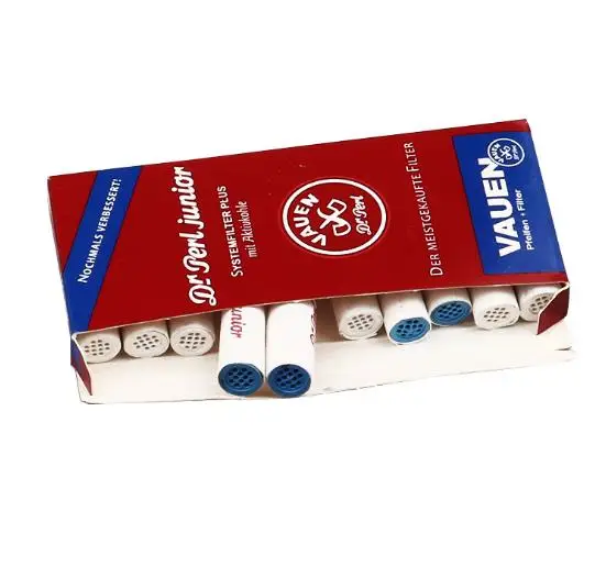 10 шт./лот курительная сигарета трубный фильтр сердечник 9 мм активированный уголь