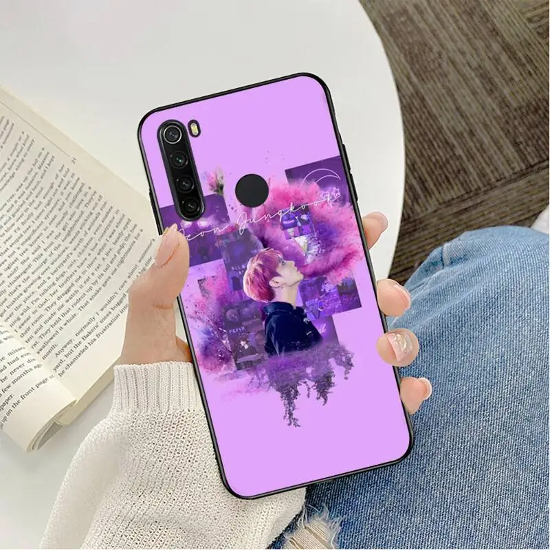 

Jungkook idol Phone Case For Redmi note 8Pro 8T 6Pro 6A 9 Back Coque for Redmi 8 7 7A note 5 5A note 7 case