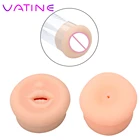 Мягкая силиконовая сменная втулка VATINE, 1 шт., растягивающаяся помпа для увеличения пениса, рукав насоса