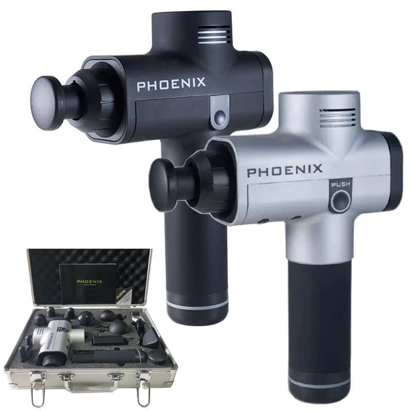 

Dropshipping PHOENIX A1 Massage Gun with Aluminum Case Deep Tissue Muscle Massage Gun Cordless muscle gun