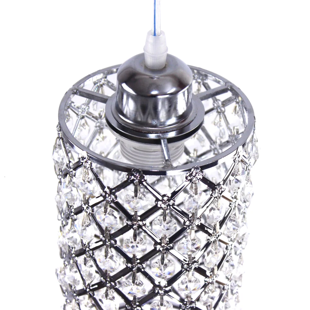 

Tl French Style Led Crystal Lamp Crystal Tube Pendant Modern Chandelier Bedroom Handmade Lamps Home Decor Dining Restaurant