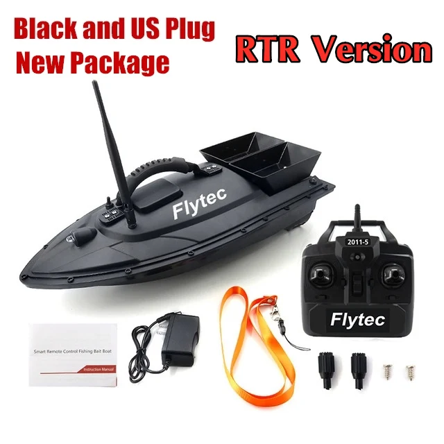 RTR and US Plug Flytec 2011-5 Инструмент для рыбалки Smart RC Умная Приманка Лодка Игрушка Цифровая Автоматическая Модуляция Частоты Дистанционное Радиоуправление Устройство для Рыбы Игрушка - Цвет: RTR and US Plug
