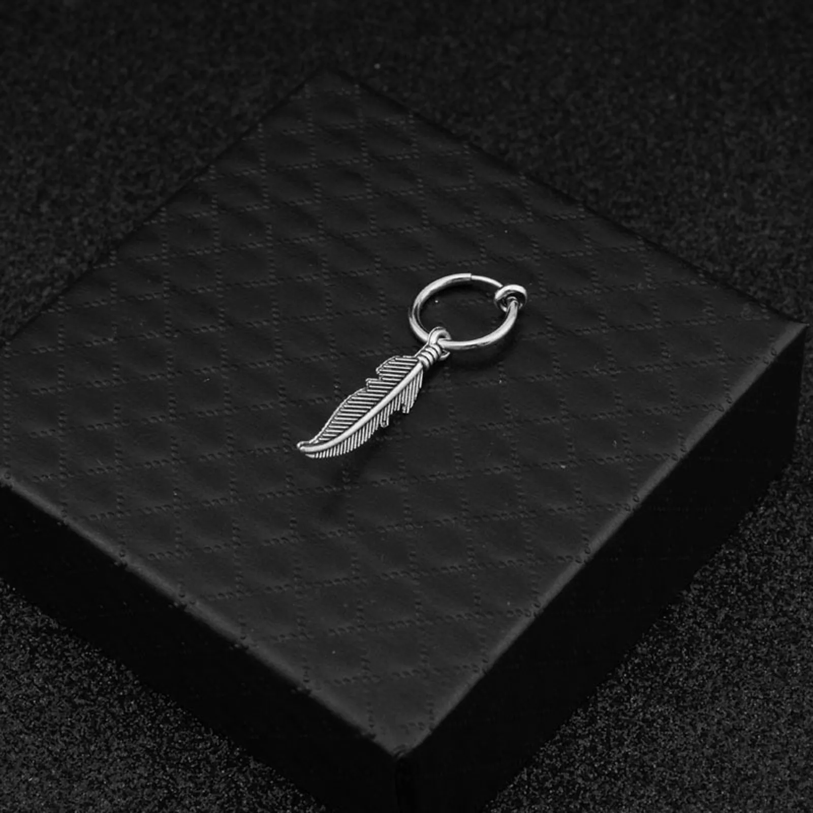 Для мужчин и женщин Серьги в стиле ретро перо 1 пара виде листа геометрической