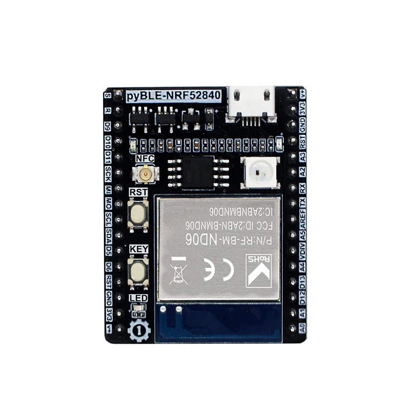 

NRF52840 Core Board Bluetooth Low Energy BLE Development Board Realizes Bluetooth Broadcast UART Transparent Transmission