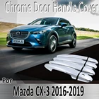 Для Mazda CX-3 CX3 CX 3 2016  2019 2017 2018 Стайлинг наклейки украшение хромированная Дверная ручка Крышка краска ремонт автомобильные аксессуары