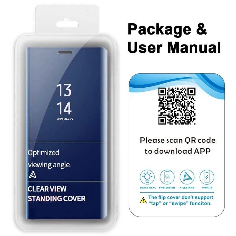 

Smart Mirror Flip Case For Huawei P40 P30 P20 Mate 30 20 10 Pro lite For Honor 8X 9X 10 20 pro lite Y6 Y7 Y9 P smart 2019 Cases