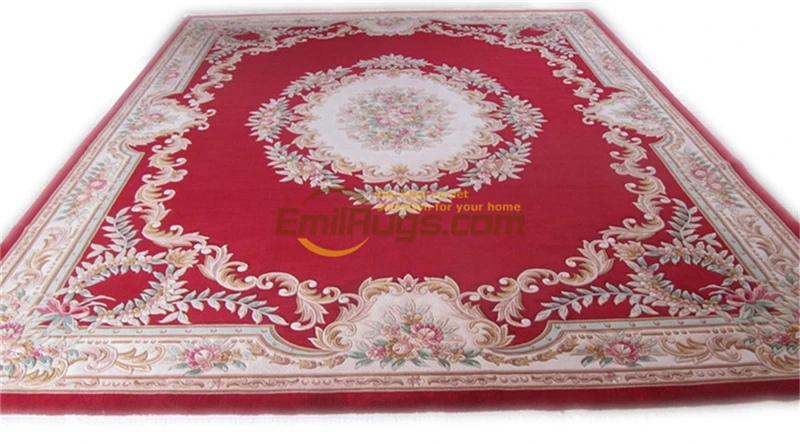 

chinese aubusson carpetshandwoven wool carpets rug european Living Room Woven Antique Decor Room Floor Decoration flower rug