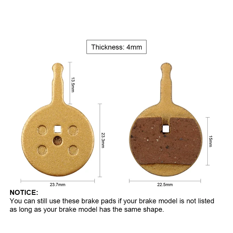 BIKEIN 2 пары гидравлический металлический диск для горного велосипеда | Спорт и