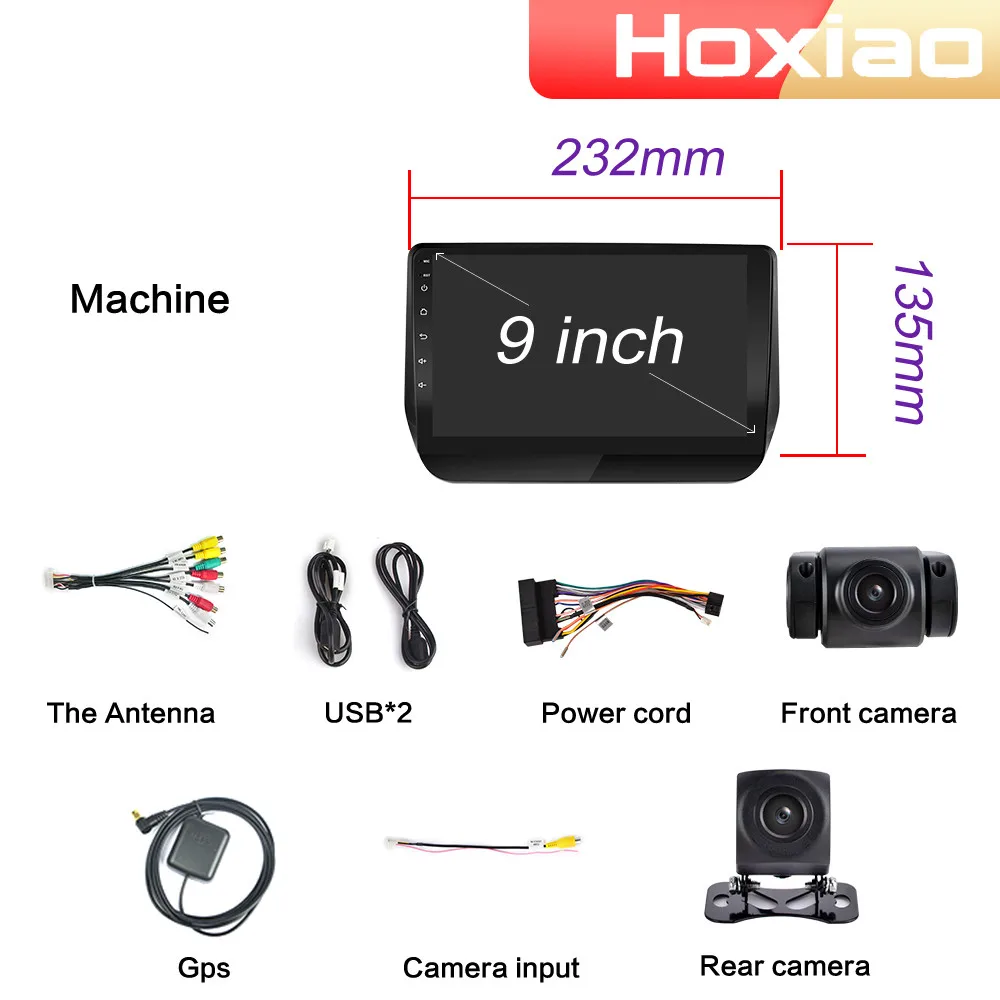 Автомобильный Android размеры 9 и 10 дюймов 2 Din RDS Двойной объектив автомобиль радио 4