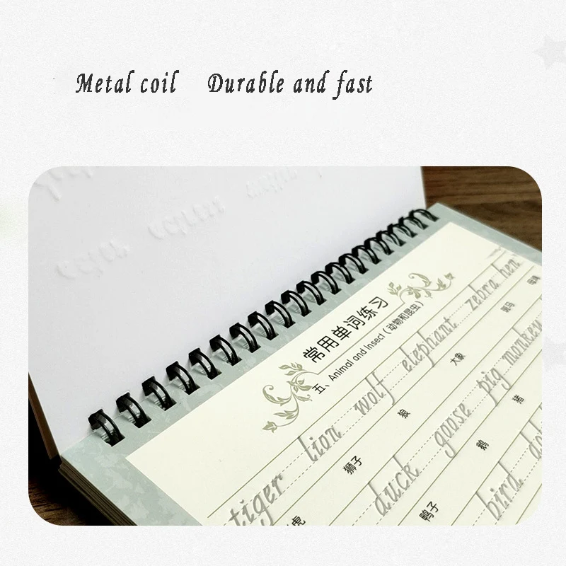 Волшебная английская тетрадь для раннего обучения с 3D пазами детская на