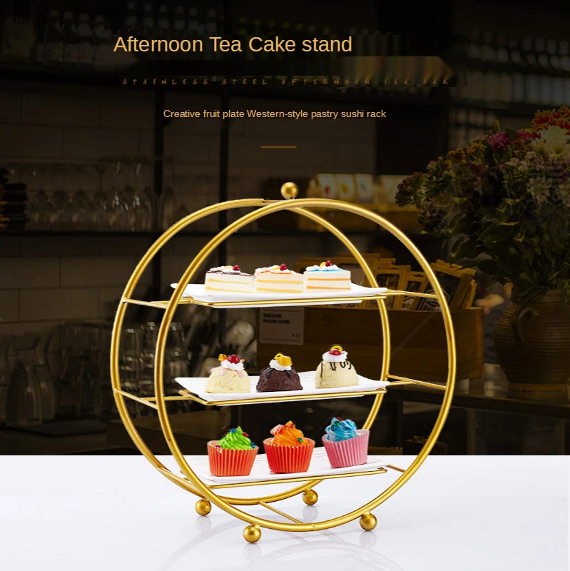 

Iron Wrought Three-tier Dessert Stand Wedding Dessert Table Display Macaron Cake Stand Birthday Party Supplies Dessert Shelf
