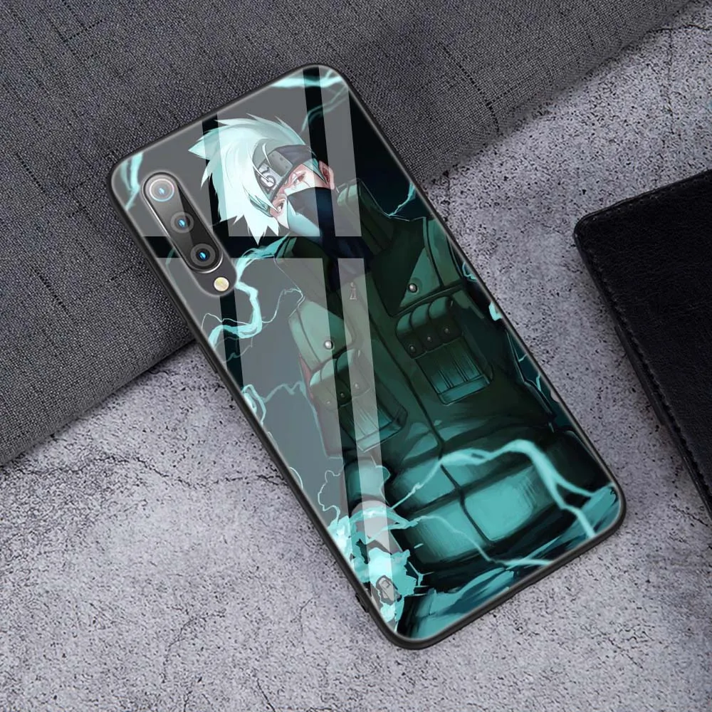 TG20 Lavaza Hokage Наруто Какаши Япония Аниме закаленное стекло мягкий чехол для Xiaomi Redmi Note 5 6 7 Pro mi A1 A2 8 Lite 9 F1 TPU чехол - Цвет: TG20
