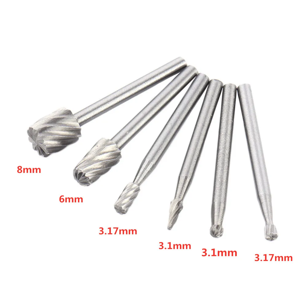 Набор мини сверл комплект из 6 насадок для древесины работ по дереву|Сверла| |
