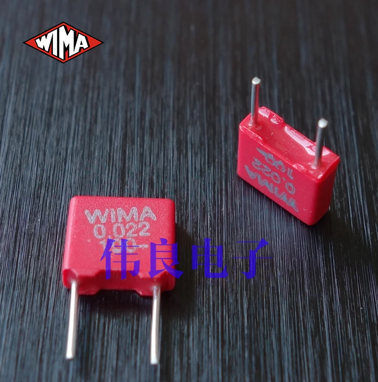 2 шт. Бесплатная доставка WIMA 100 в 0 022 мкФ 223 22N серии MKS2 тонкопленочный конденсатор