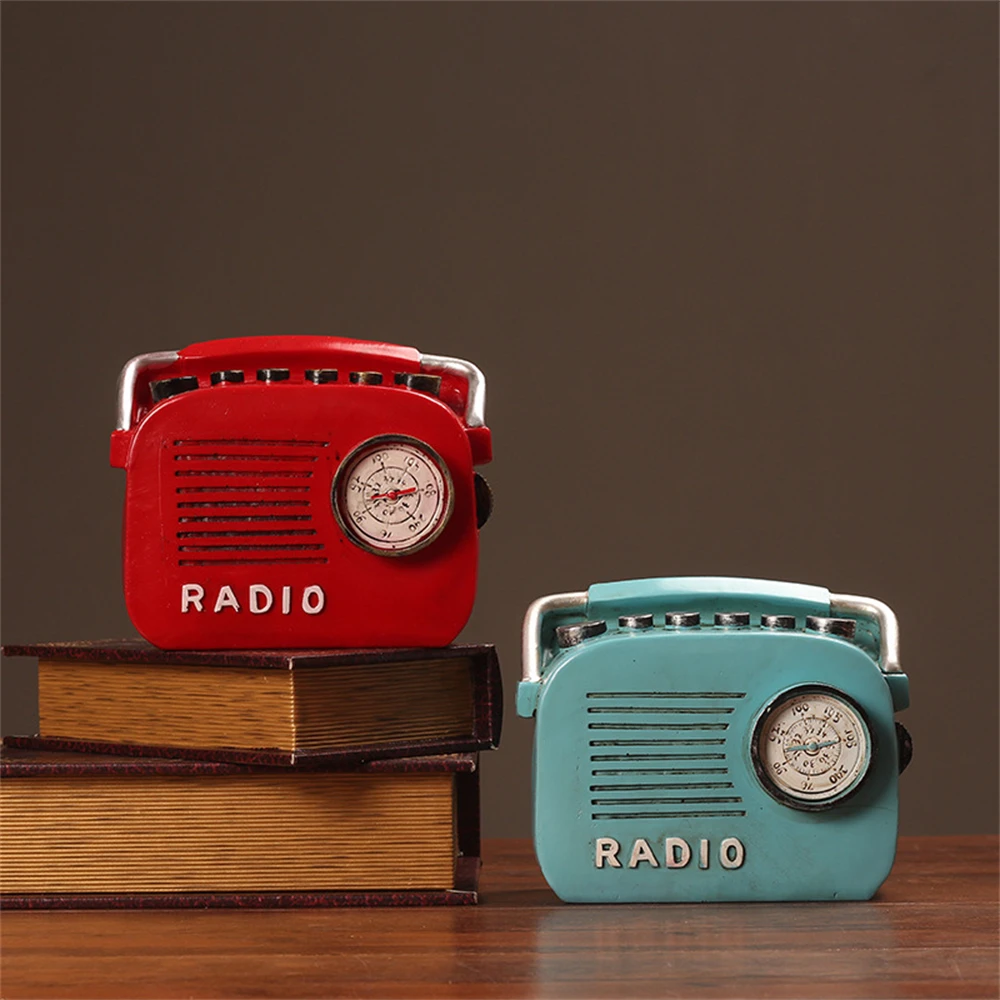 

Ретро радиомодель из смолы ручная работа бар KTV домашний классический декор в европейском стиле аксессуары для гостиной