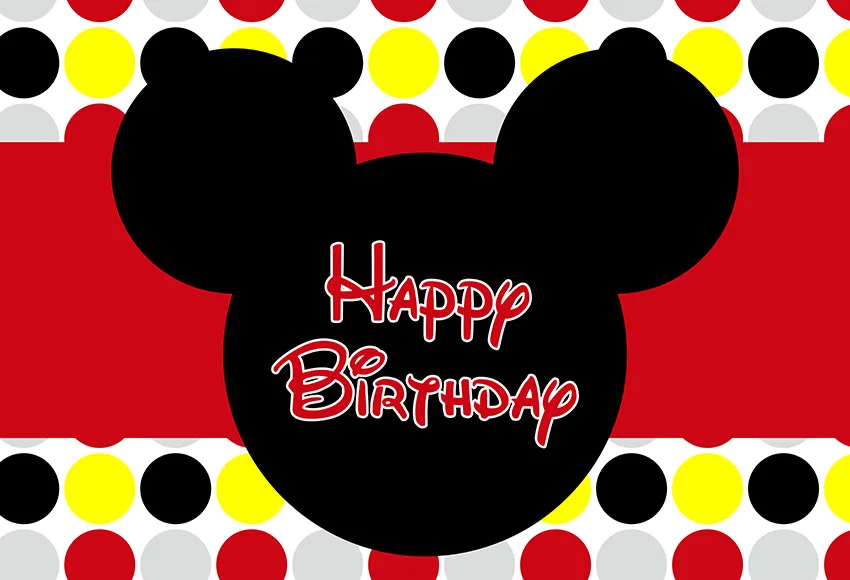 NeoBack Photography Backdrops Custom Pink Minnie Mouse Birthday Party Backdrop Personalised Decor Backdrop Photo Studio Banner