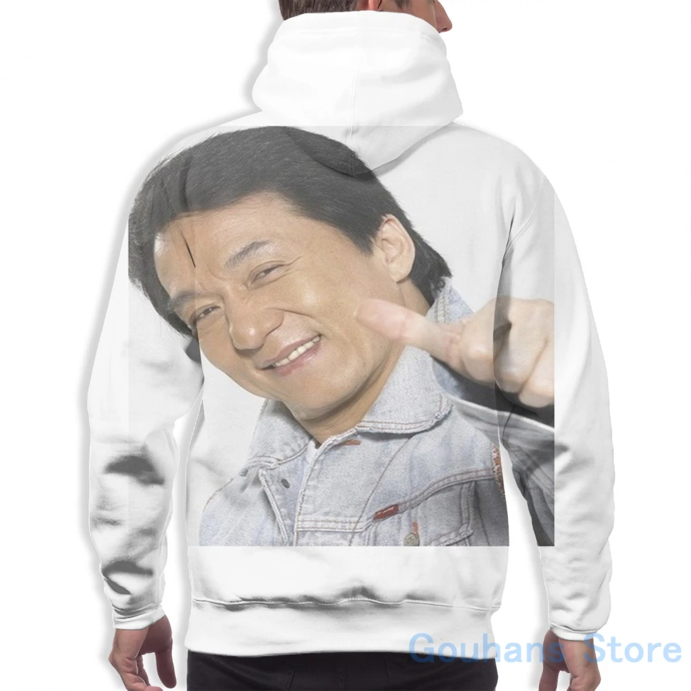 Mens Hoodies Sweatshirt for women funny Jackie Chan approves print Casual hoodie Streatwear | Мужская одежда
