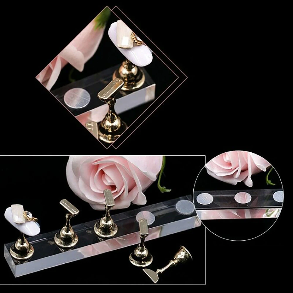 Базовый держатель для типсов-подставка маникюра-уход-инструмент УФ-гель-лака