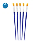 Набор голубых кистей PHONEFIX, чистящая щетка BGA, очиститель материнской платы, Антистатическая щетка, паяльный флюс, вспомогательный инструмент