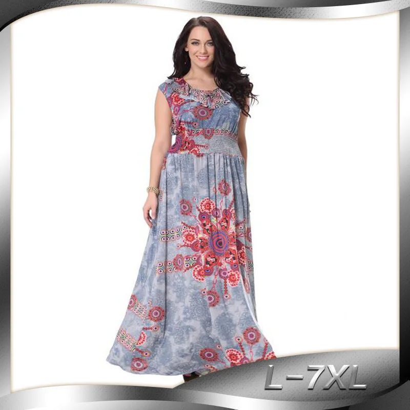 Женское облегающее платье без рукавов длинное большого размера в стиле ретро 2019 |